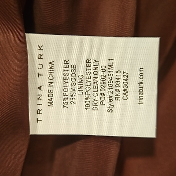 💕TRINA TURK💕 Parker Cape ~ Knit Melton Cab Frank Medium M NWT - Picture 15 of 15